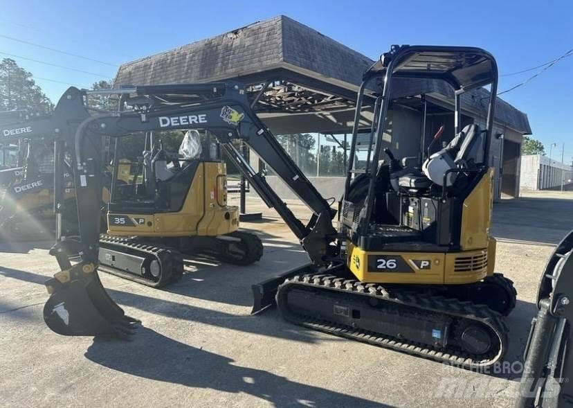 John Deere 26 P Minigraafmachines < 7t