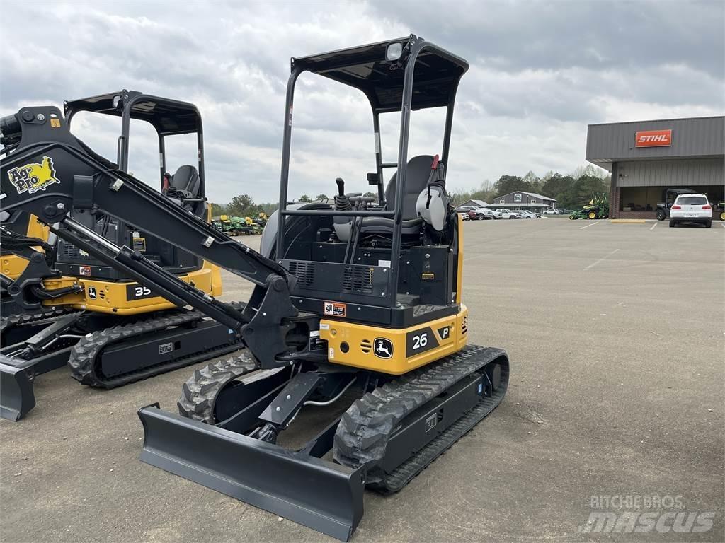 John Deere 26 P Minigraafmachines < 7t