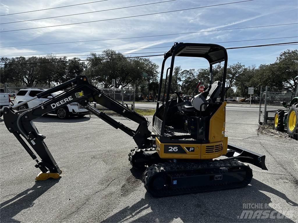 John Deere 26 P Minigraafmachines < 7t