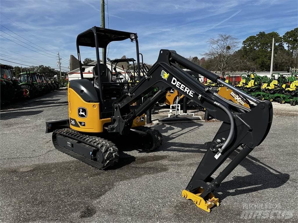 John Deere 26 P Minigraafmachines < 7t