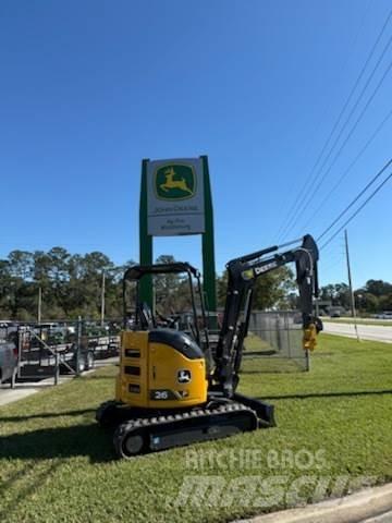 John Deere 26 P Minigraafmachines < 7t