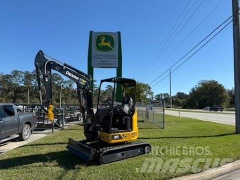 John Deere 26 P Minigraafmachines < 7t