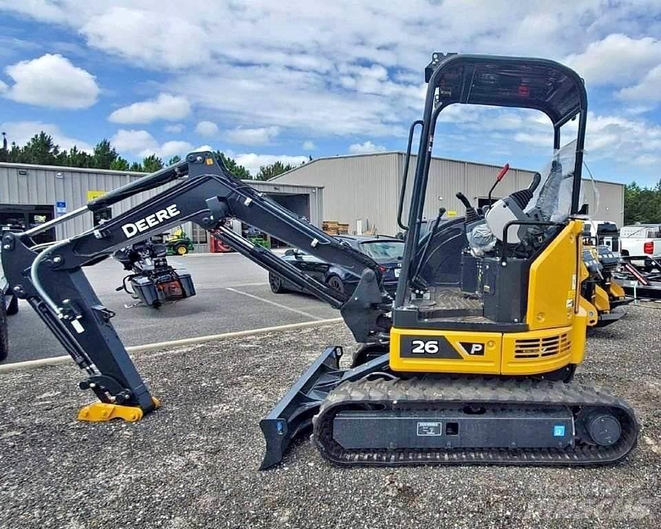 John Deere 26 P Minigraafmachines < 7t