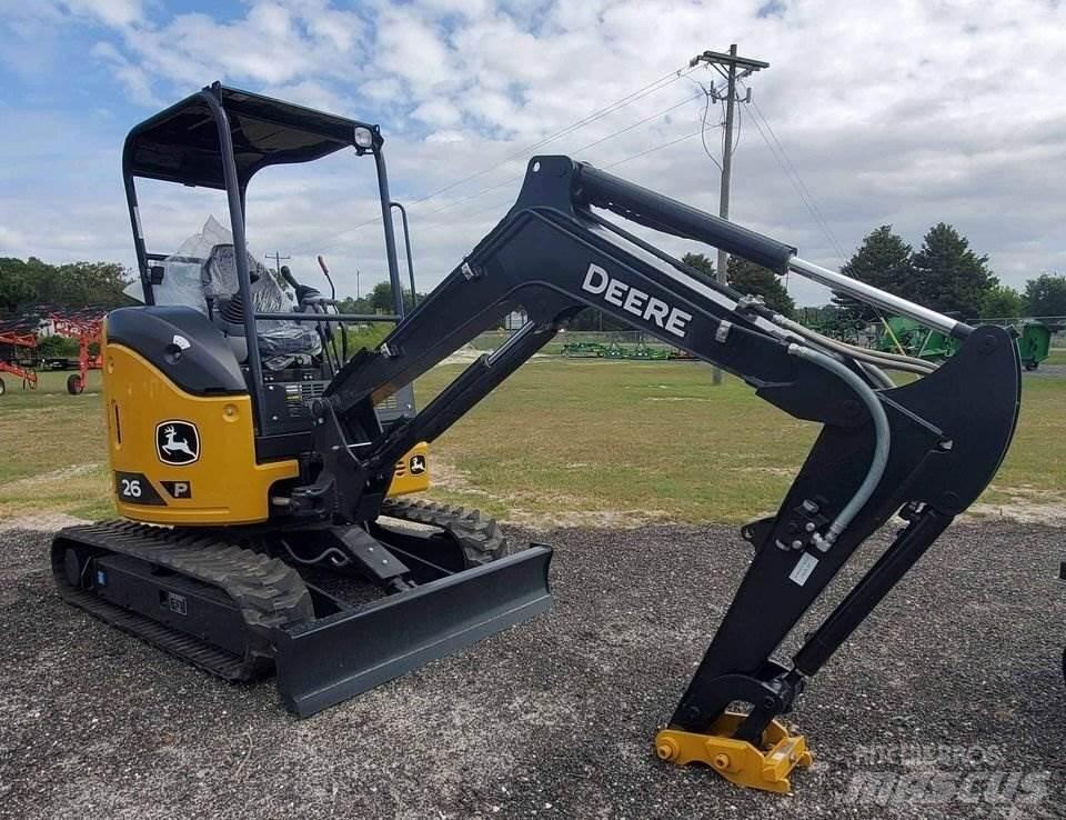 John Deere 26 P Minigraafmachines < 7t