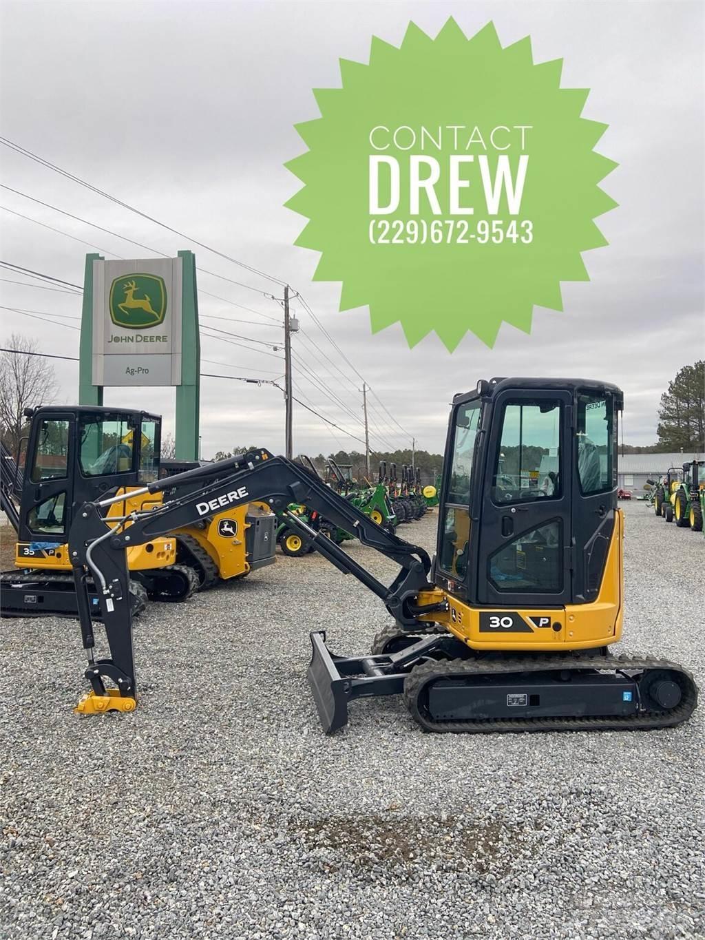 John Deere 30 P Minigraafmachines < 7t