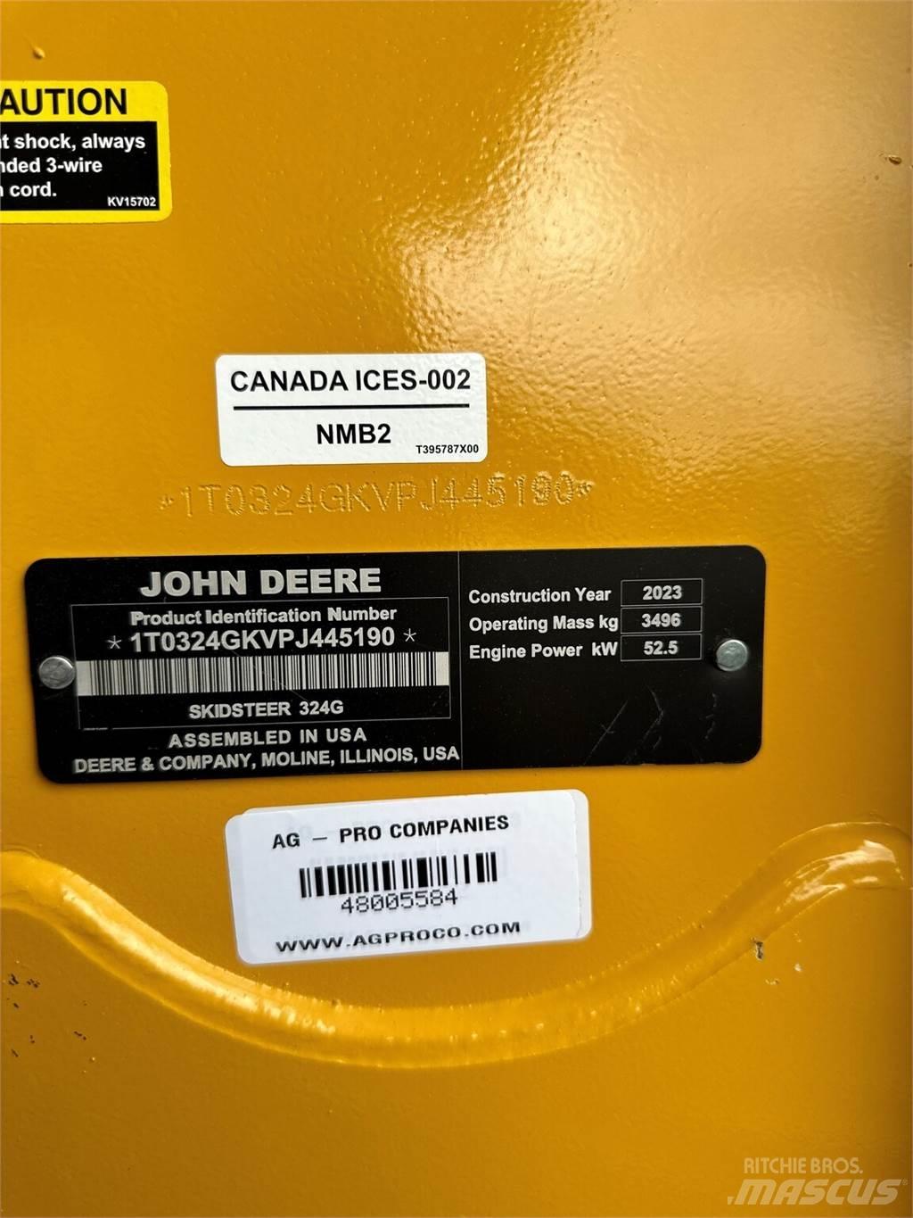 John Deere 324G Schrankladers