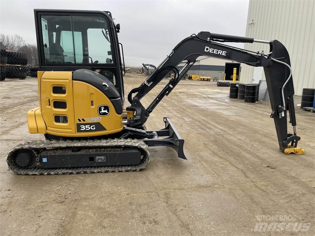 John Deere 35G Minigraafmachines < 7t