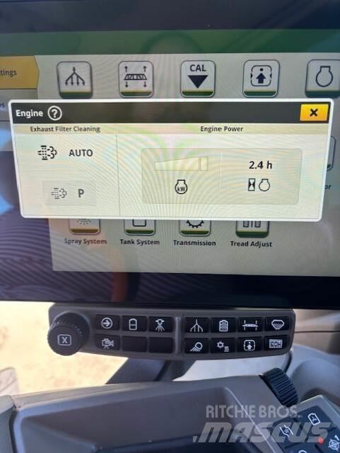 John Deere 408R Getrokken spuitmachines