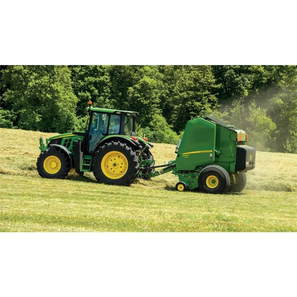 John Deere 450M Ronde-balenpersen