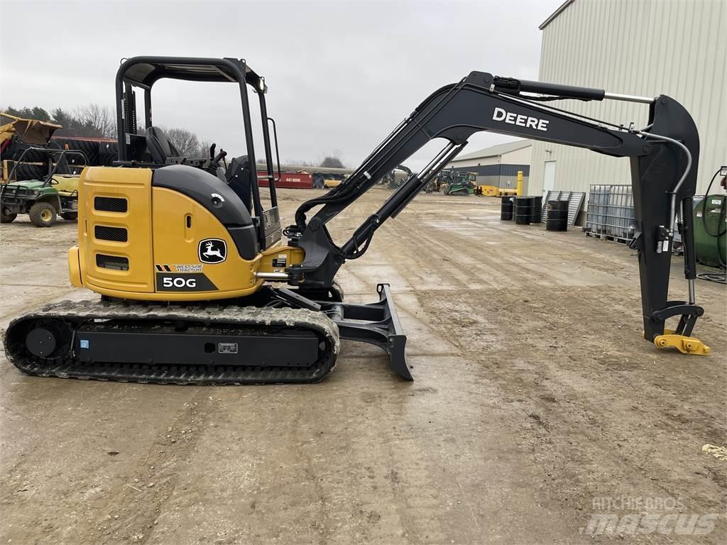 John Deere 50G Minigraafmachines < 7t