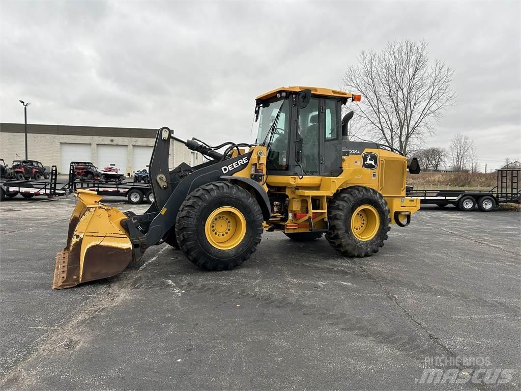 John Deere 524L Wielladers