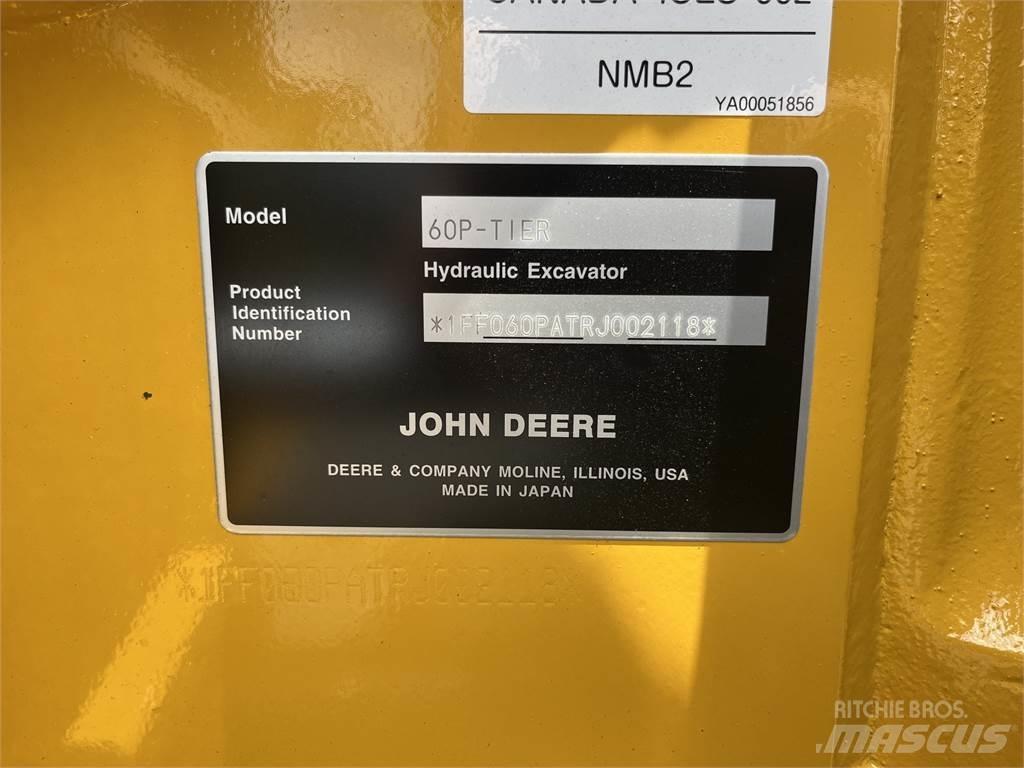 John Deere 60 P Minigraafmachines < 7t