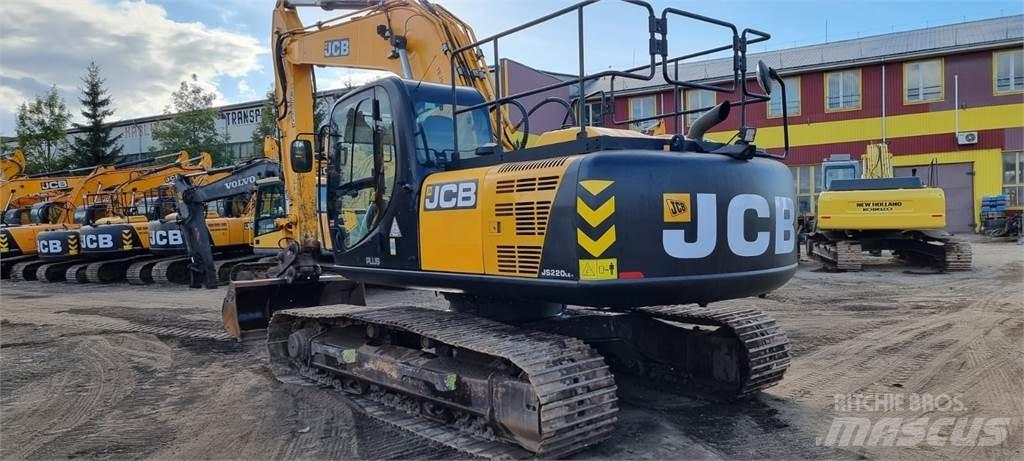 JCB JS220LC Plus + Rupsgraafmachines