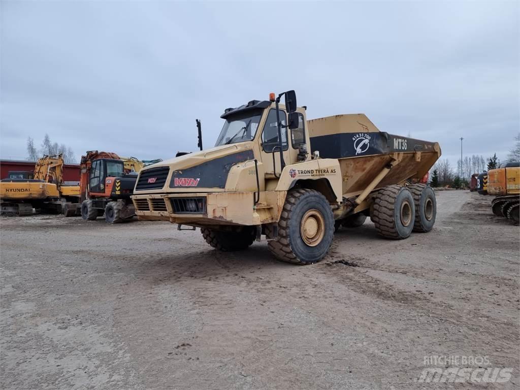 Moxy MT36 series II Knik dumptrucks