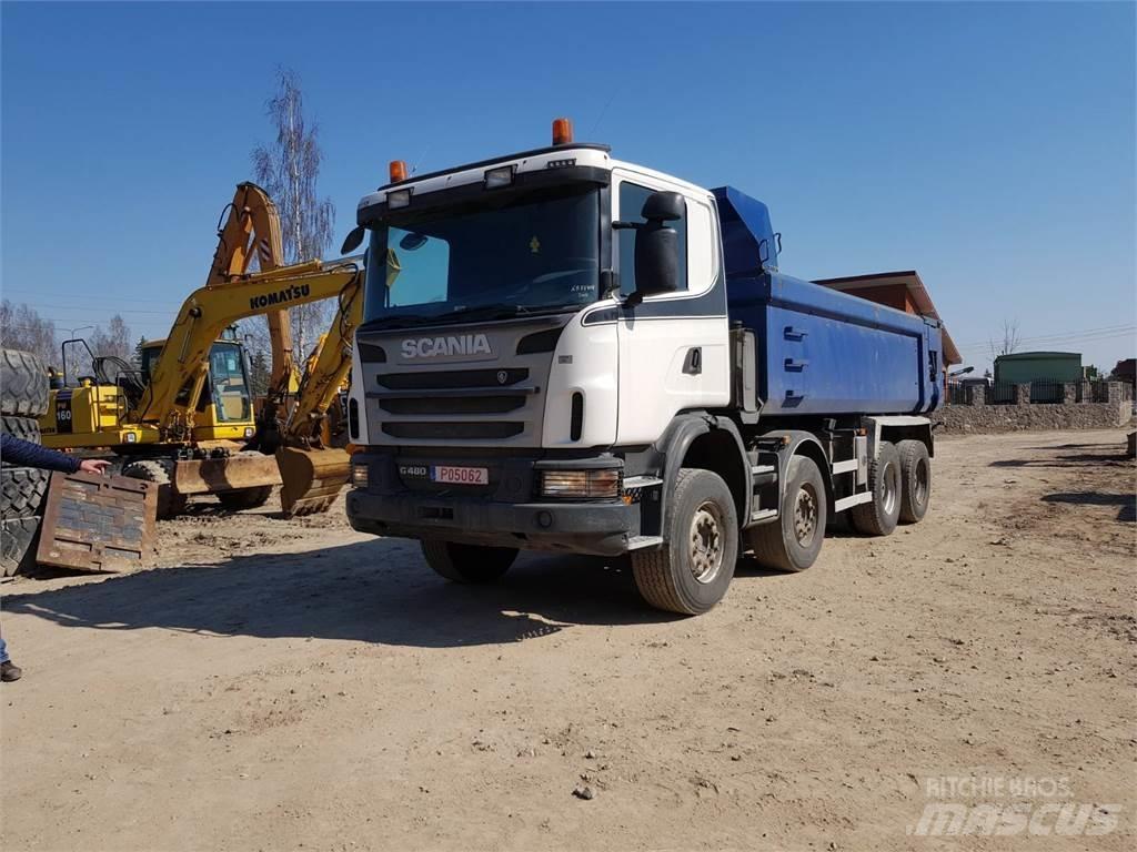 Scania G480 8x4 Portaalsysteem vrachtwagens