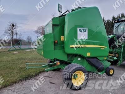John Deere 854 Ronde-balenpersen