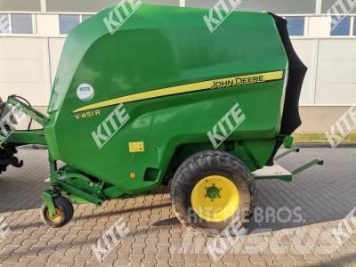 John Deere V451 R Ronde-balenpersen