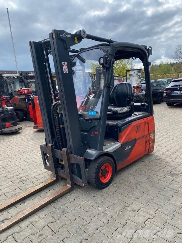 Linde E 16-02 Elektrische heftrucks