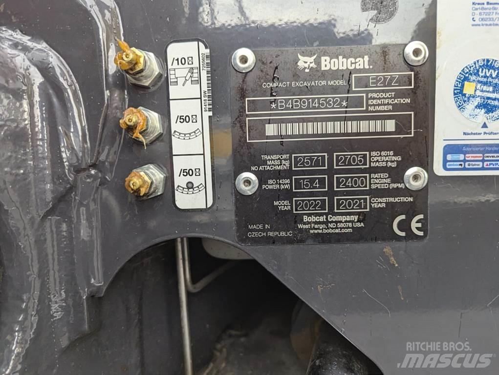 Bobcat E 27z Minigraafmachines < 7t