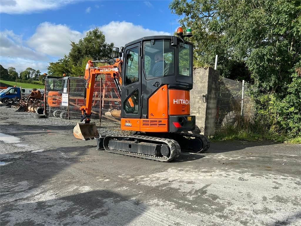 Hitachi 2019 ZX26U-6 Rupsgraafmachines