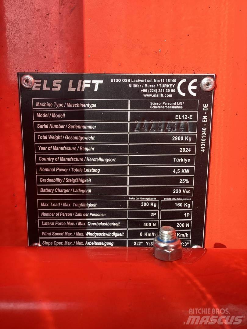 ELS LIFT EL12E Schaarhoogwerkers