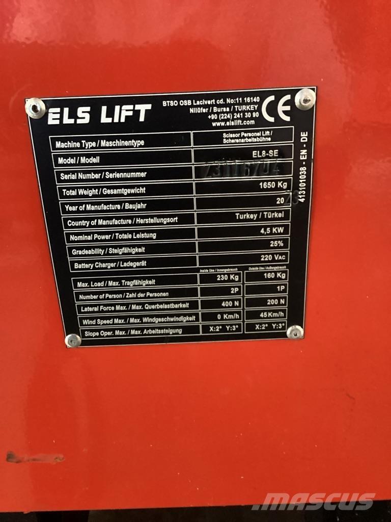 ELS LIFT EL8-SE Schaarhoogwerkers