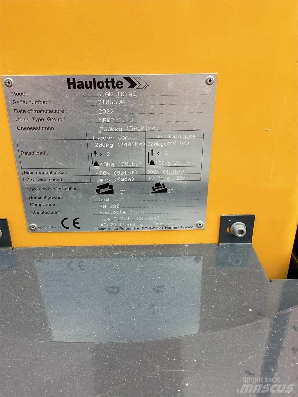Haulotte Star10 Personenliften en invalideliften