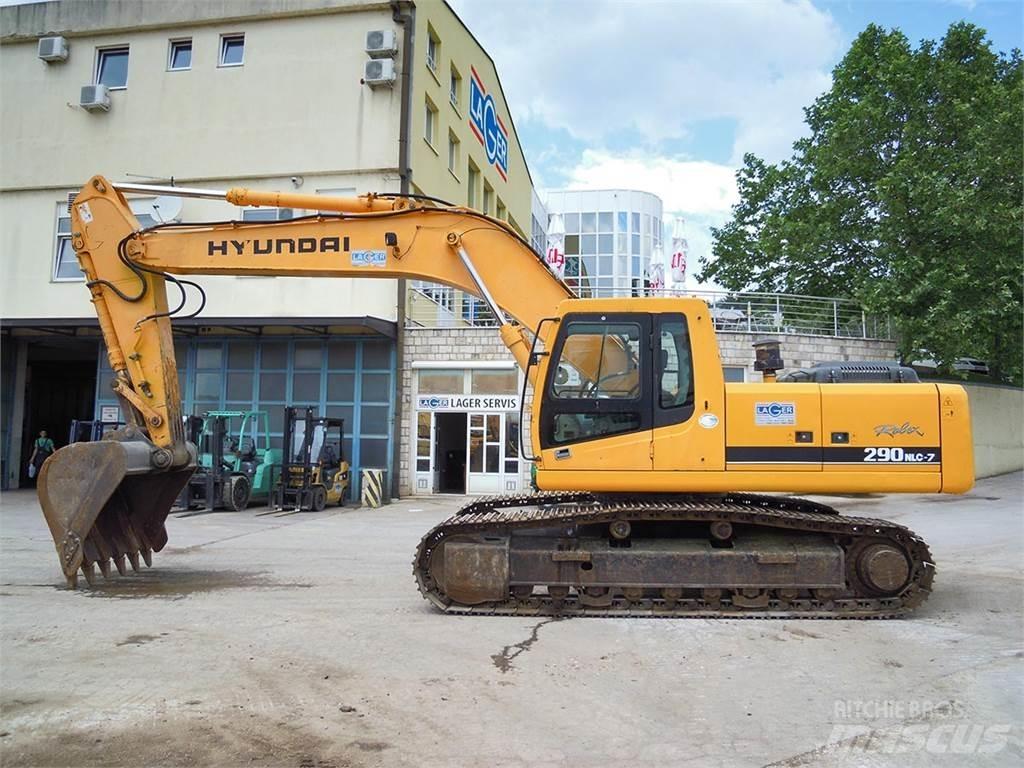 Hyundai R290NLC-7 Rupsgraafmachines