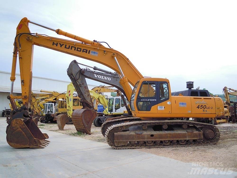 Hyundai R450LC-3 Rupsgraafmachines