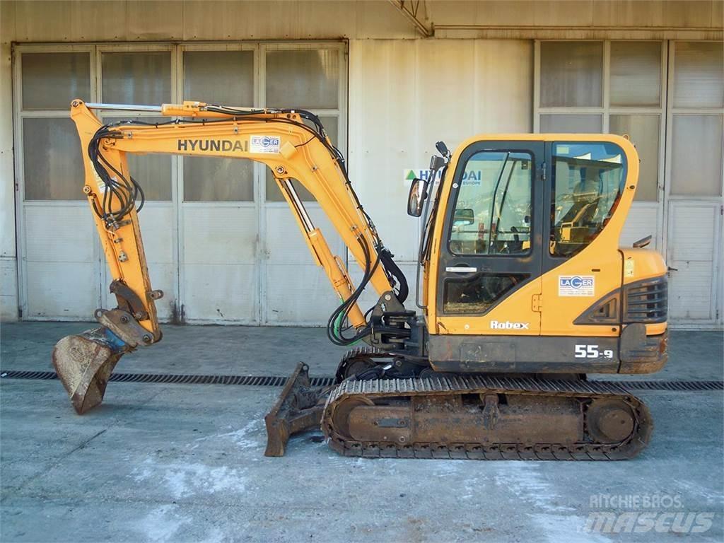 Hyundai R55-9 Minigraafmachines < 7t