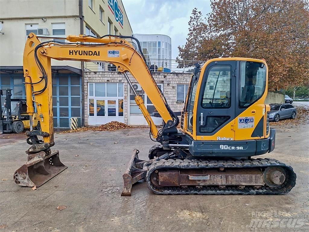 Hyundai R80CR-9A Minigraafmachines < 7t