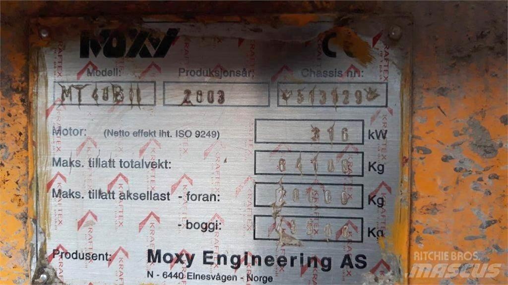 Moxy MT 40B Knik dumptrucks