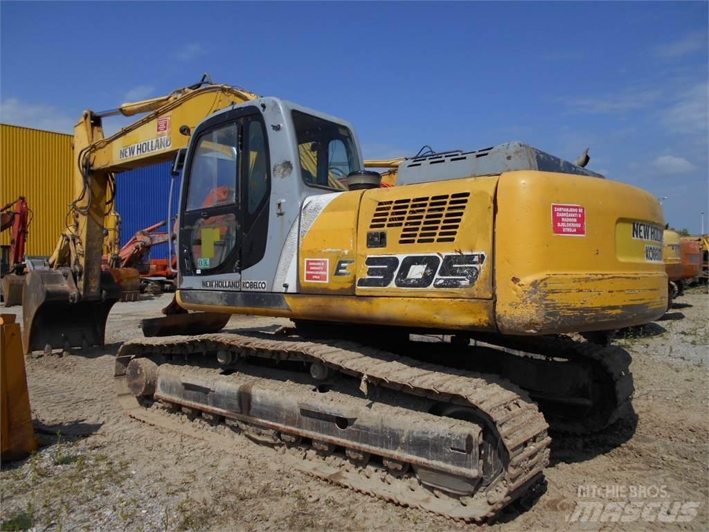 New Holland E 305EL Rupsgraafmachines