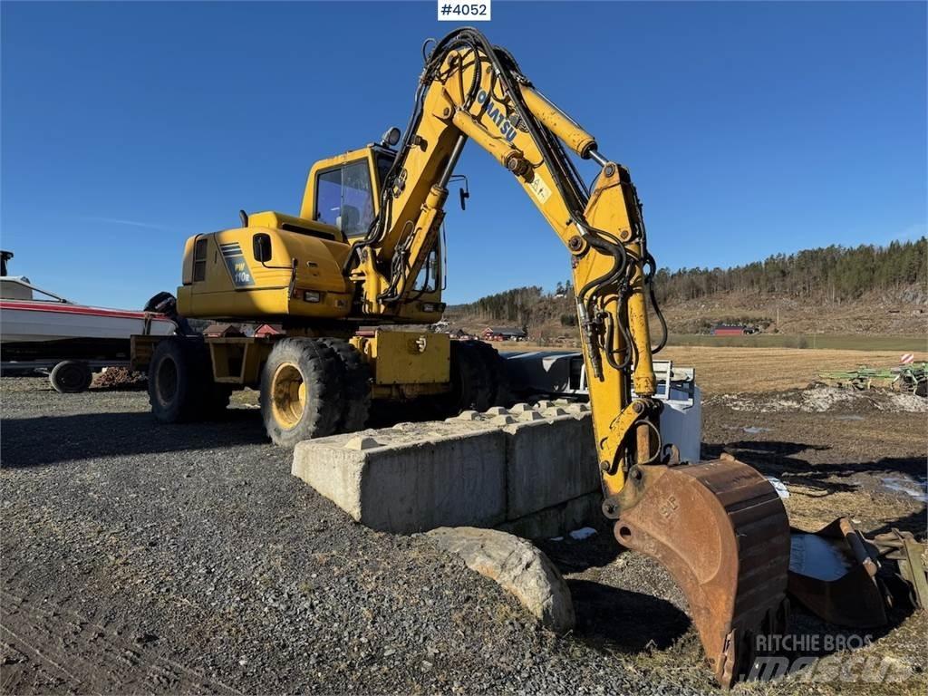 Komatsu PW 110R Rupsgraafmachines