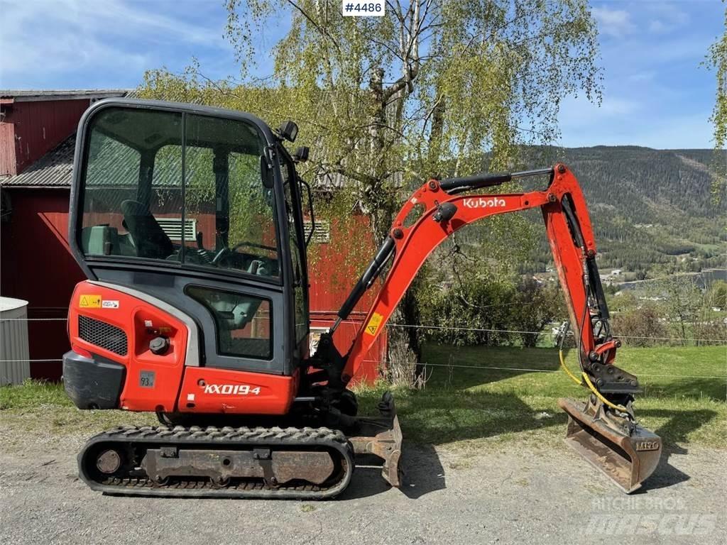 Kubota KX019 Rupsgraafmachines