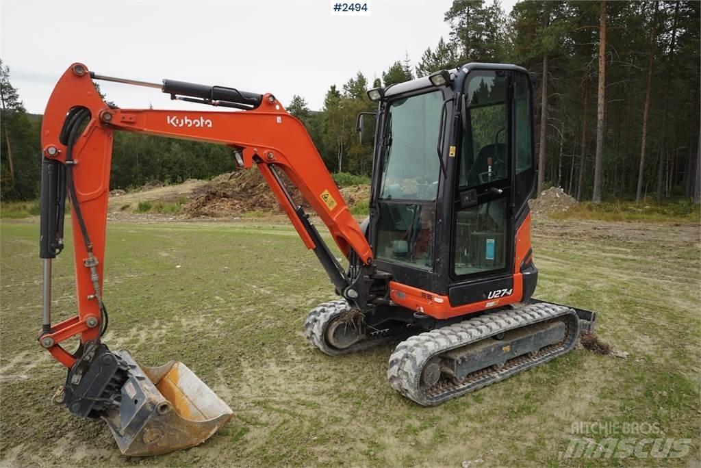 Kubota U27-4 Rupsgraafmachines