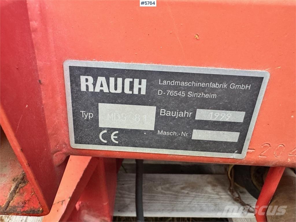 Rauch MDS 81 Zaaimachines