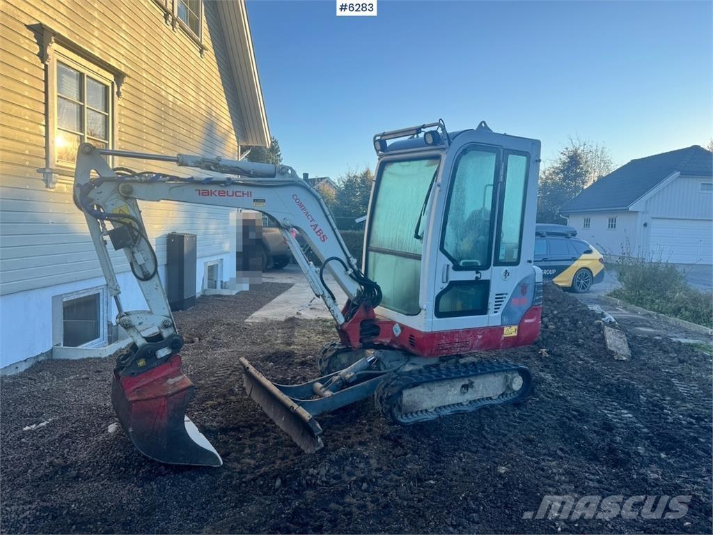 Takeuchi TB219 Rupsgraafmachines