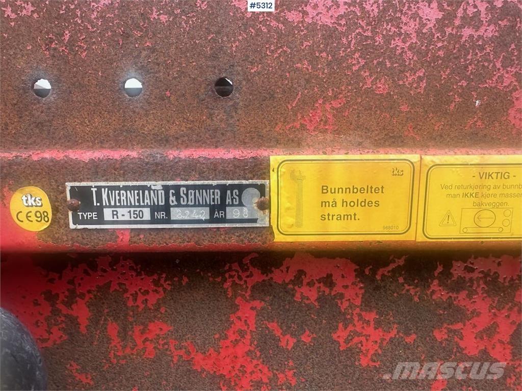 TKS R-150 Overige rooimachines