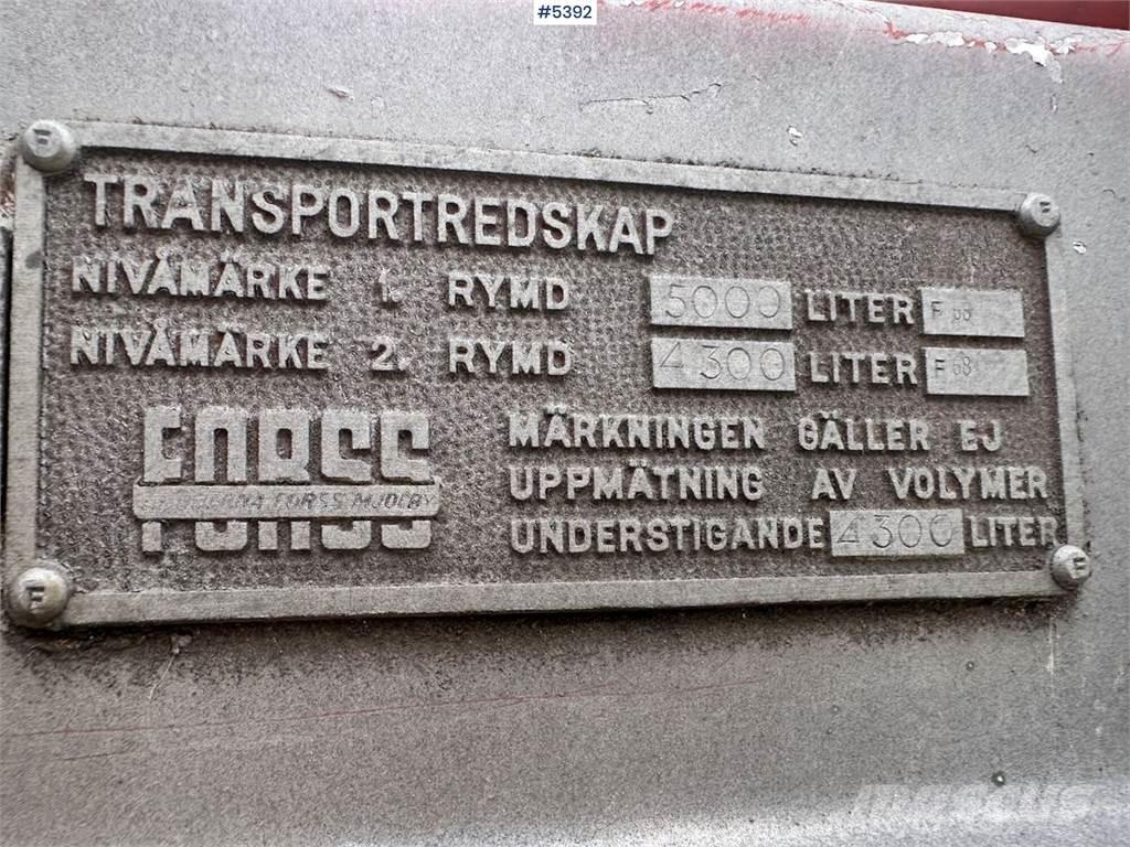  Vanntank 17m3 Getrokken spuitmachines