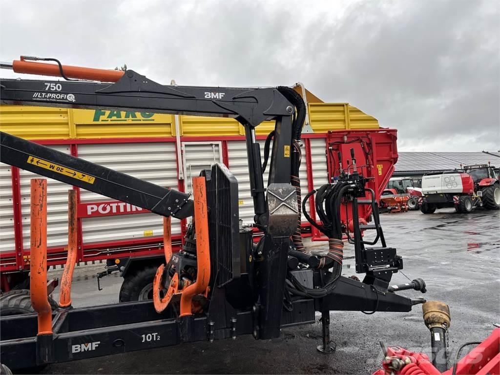 BMF 10T2+750Kran Bosbouwaanhangers