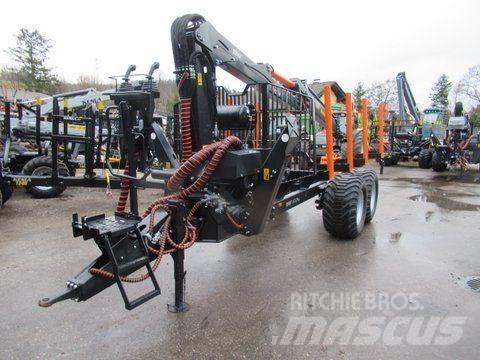 BMF 12T2 pro + 750 HP Bosbouwaanhangers
