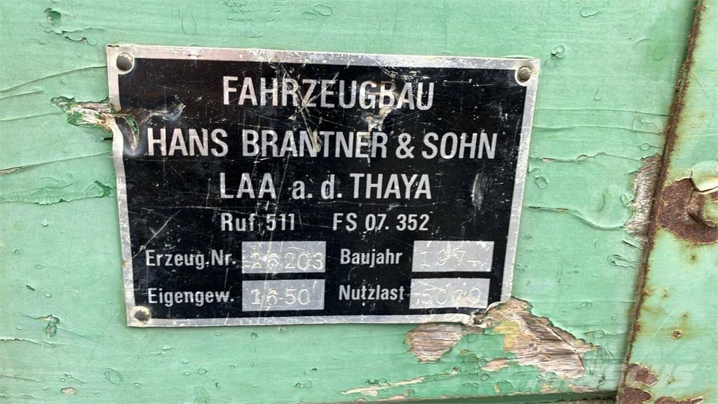 Brantner 5 Tonnen Kipperaanhangers