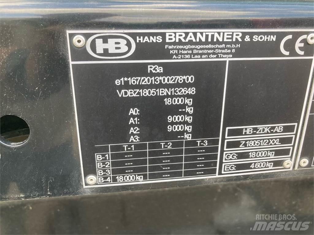 Brantner Z18051/2X Kipperaanhangers