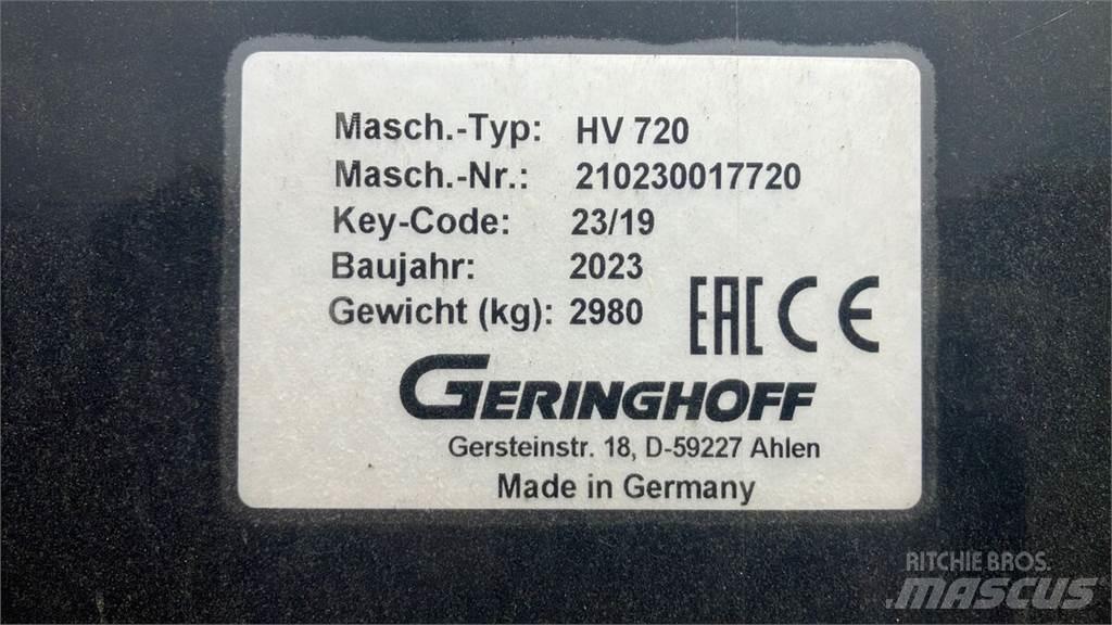 Geringhoff HV 720 Accessoires voor maaidorsmachines