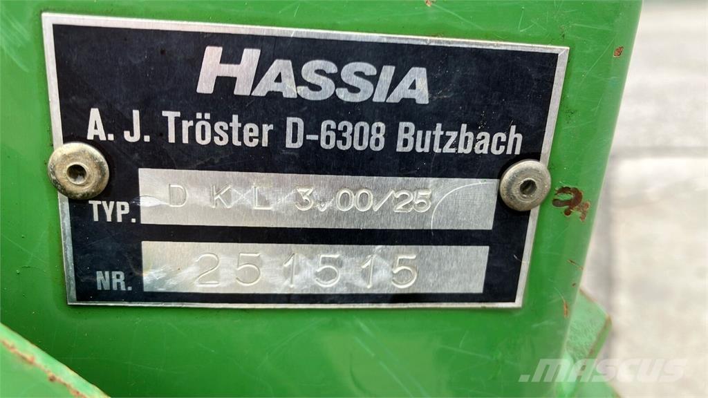 Hassia DKL 3.00/25 Zaaimachines