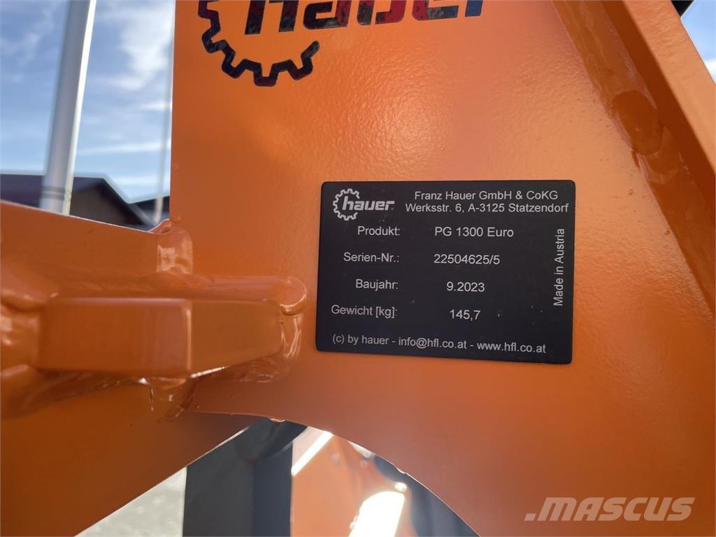 Hauer PG 1300 EURO Overige accessoires voor tractoren