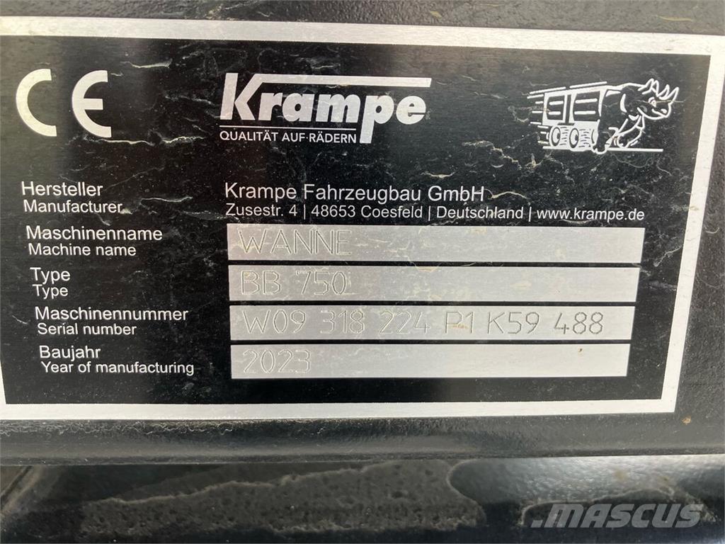Krampe BigBody 750 Kipperaanhangers