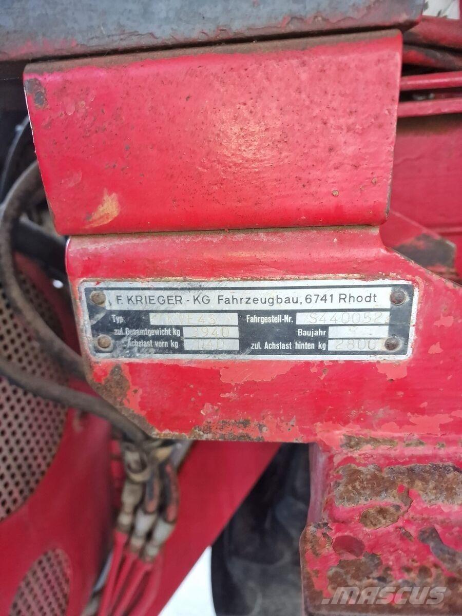  Krieger KVE 4S Druivenoogstmachines