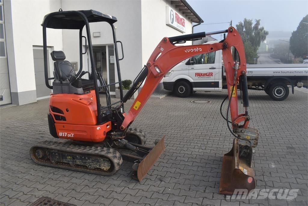 Kubota U17-3a Minigraafmachines < 7t